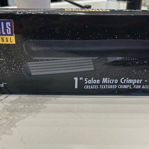 Professional 1" Micro Crimper for Textured Hair - Black